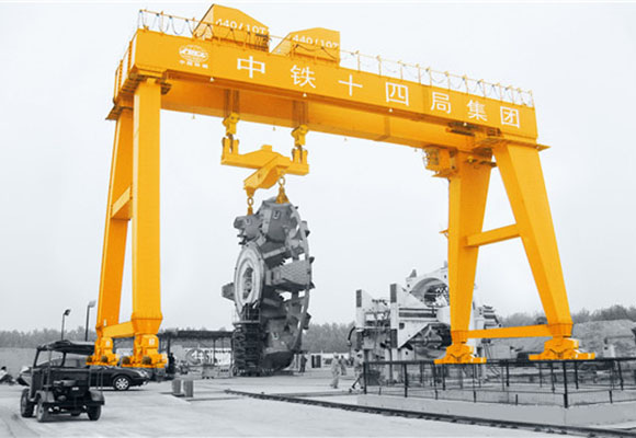 Double Girder Gantry Crane med Shield