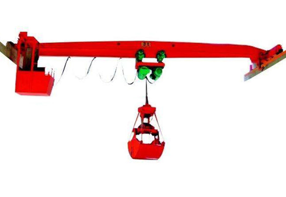 Single Girder Overhead Crane med grip