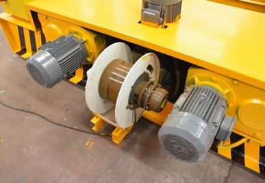 Kabeldrumdrivna överföringsvagn